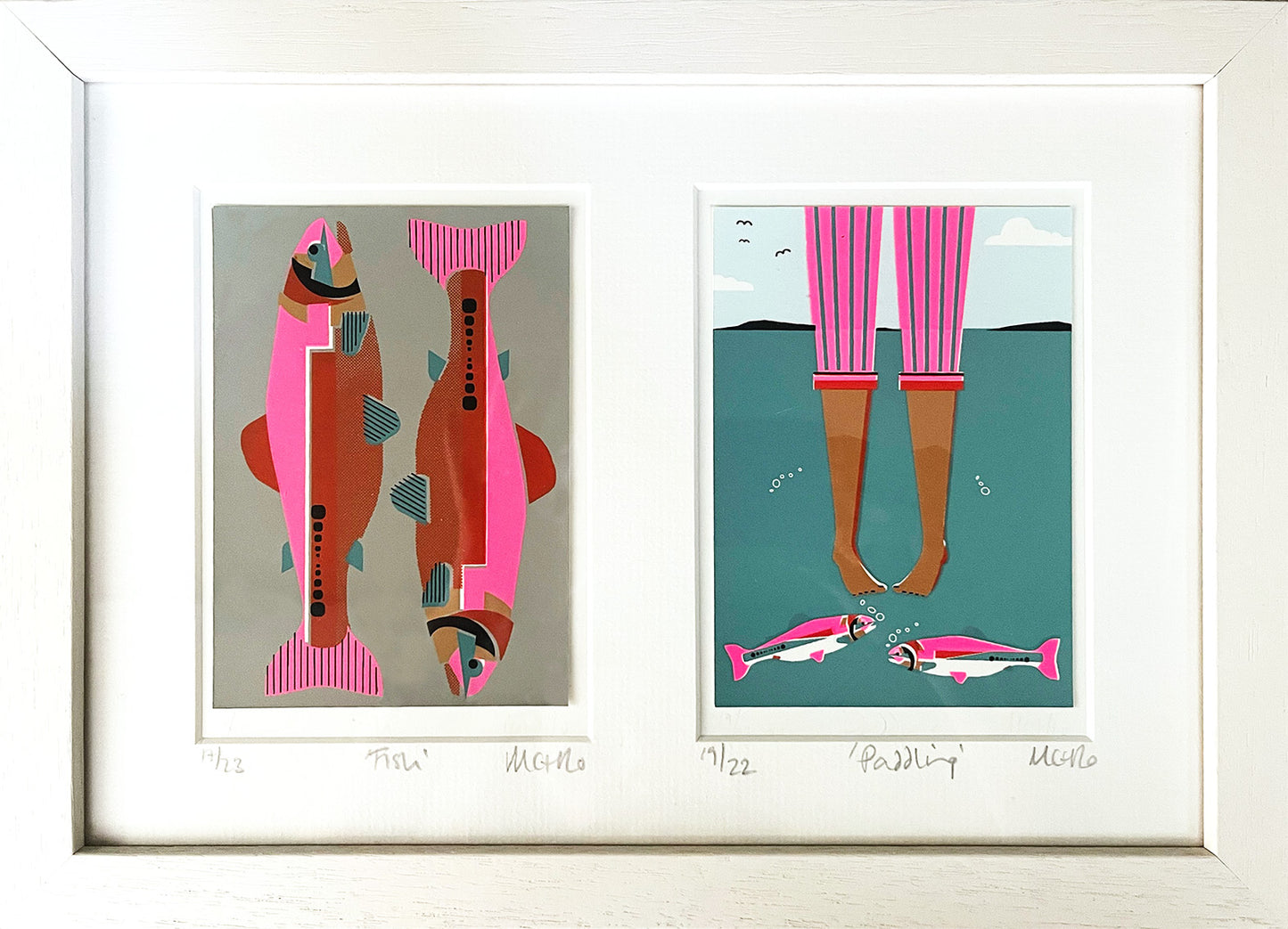 Fish & Paddling Framed
