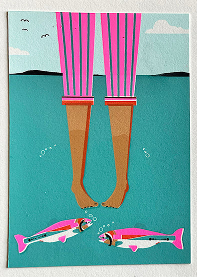 Fish & Paddling Framed